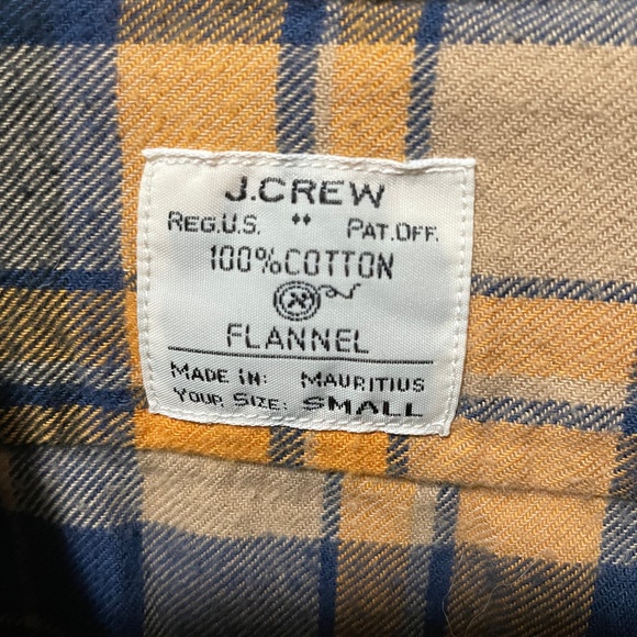 J.Crew Soft Cotton Plaid Flannel Men's Small - Picture 5 of 6